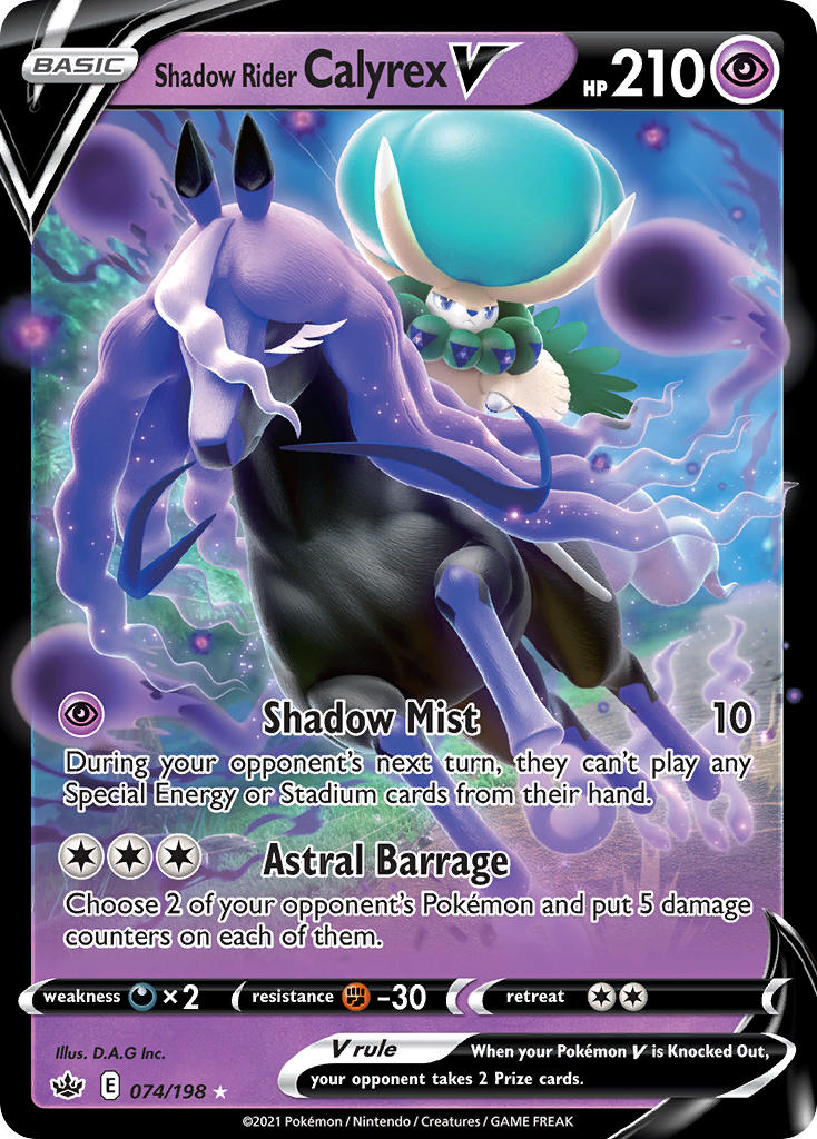 #074 Shadow Rider Calyrex V