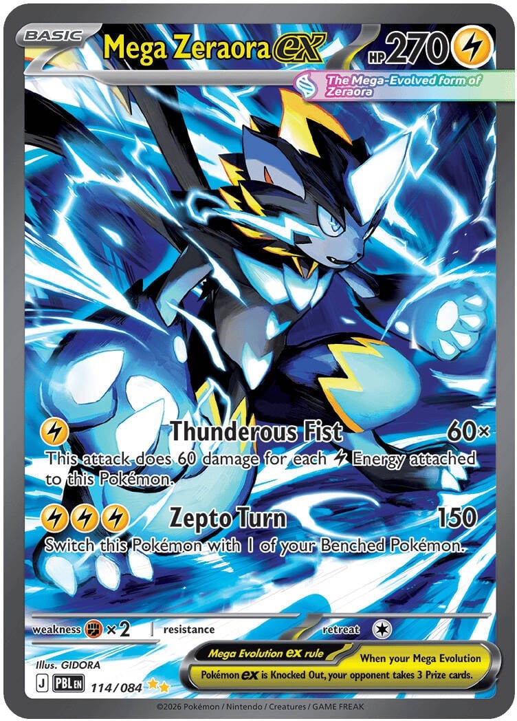 #114 Mega Zeraora ex