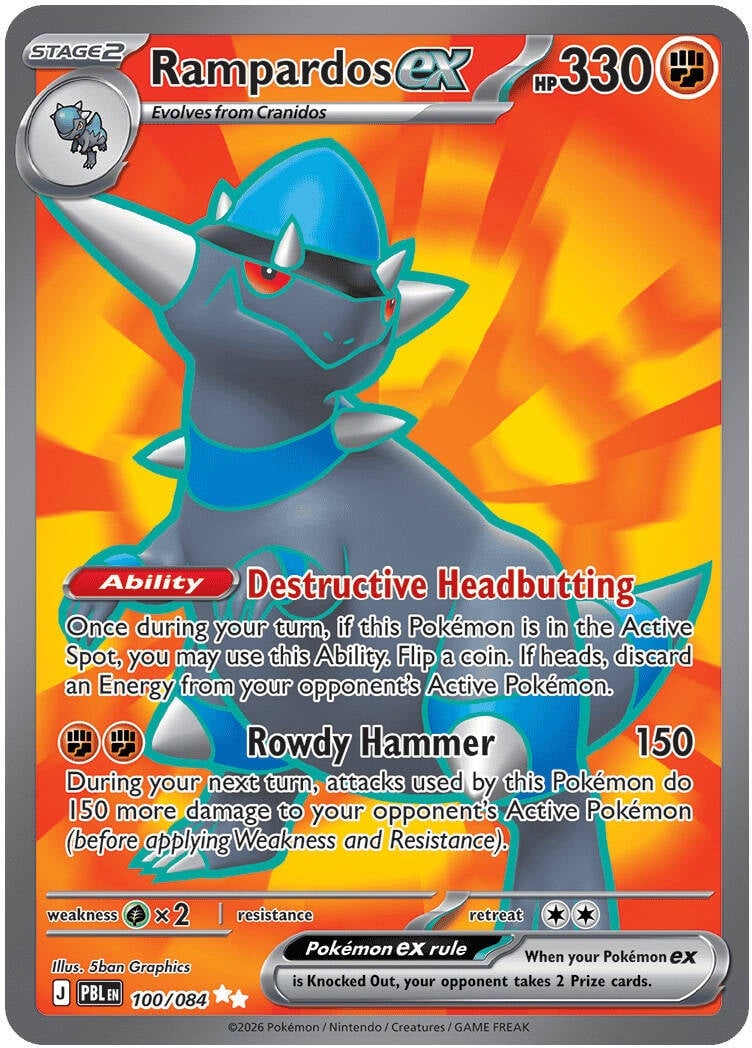 #100 Rampardos ex
