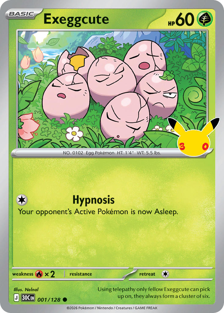 #001 Exeggcute