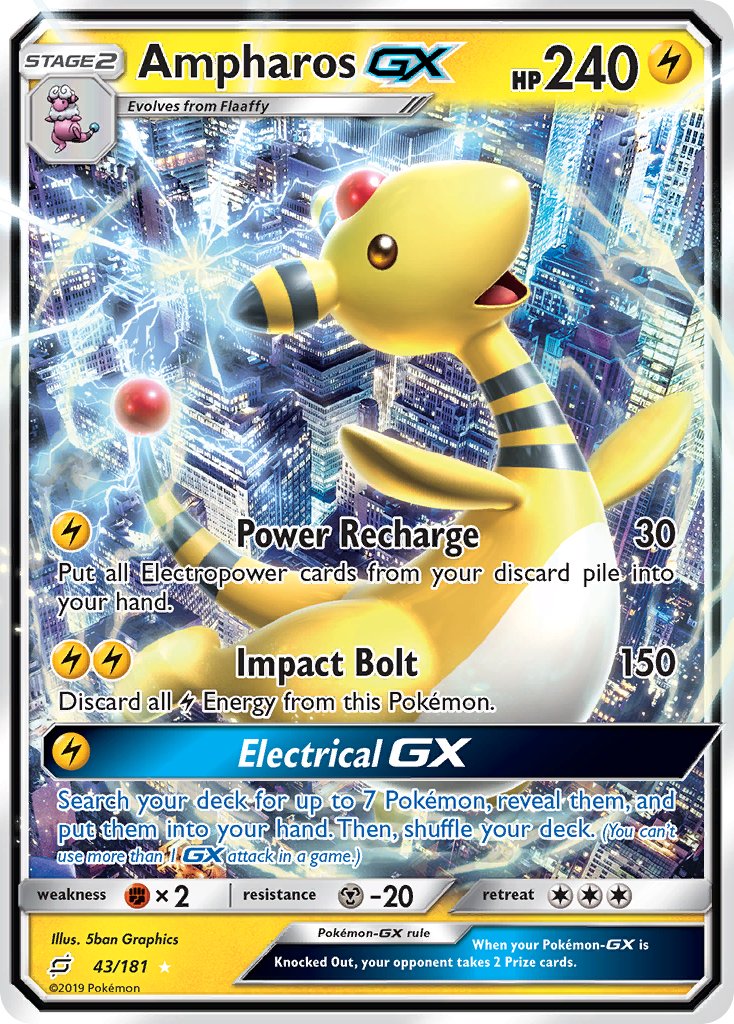 #043 Ampharos-GX