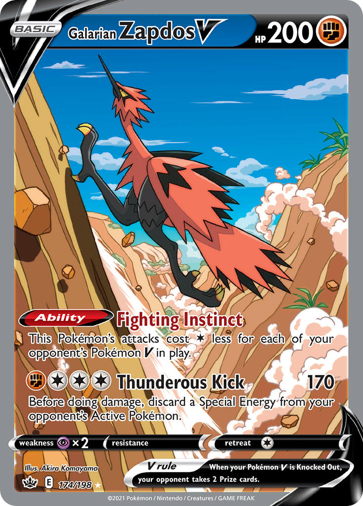 #174 Galarian Zapdos V