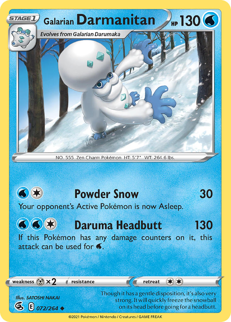 #072 Galarian Darmanitan