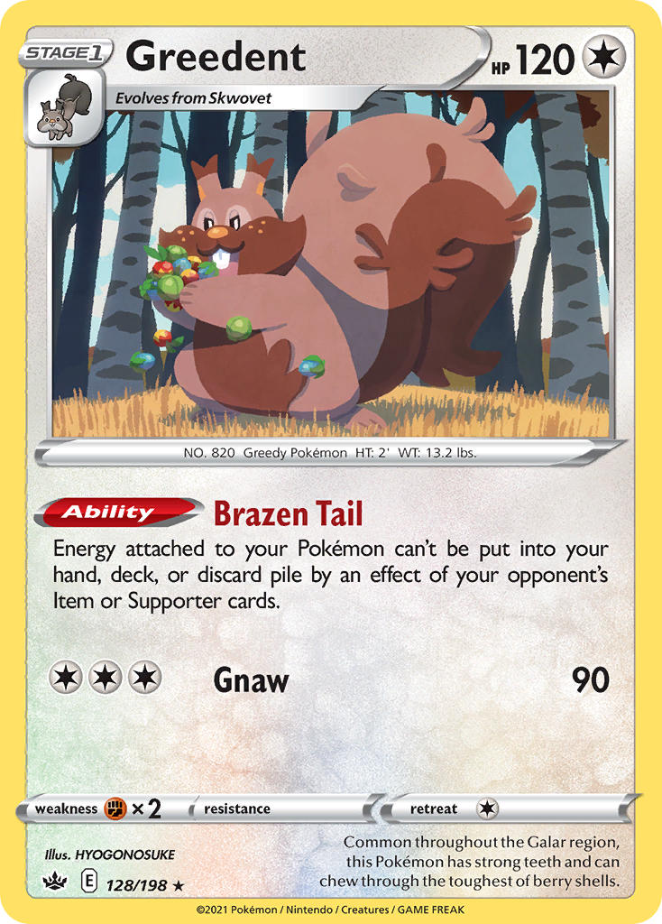 #128 Greedent