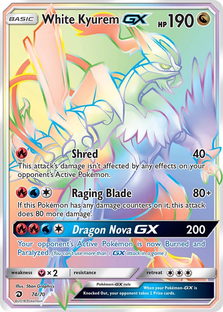 #074 White Kyurem-GX