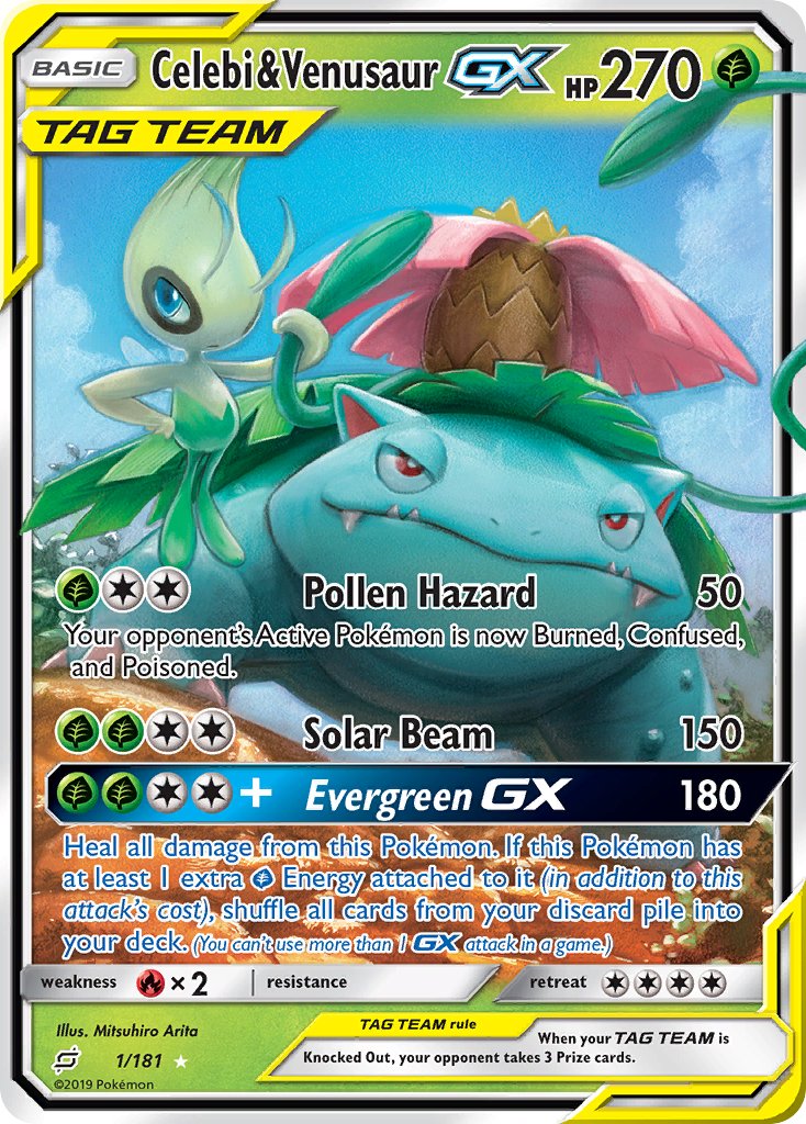 #001 Celebi & Venusaur-GX