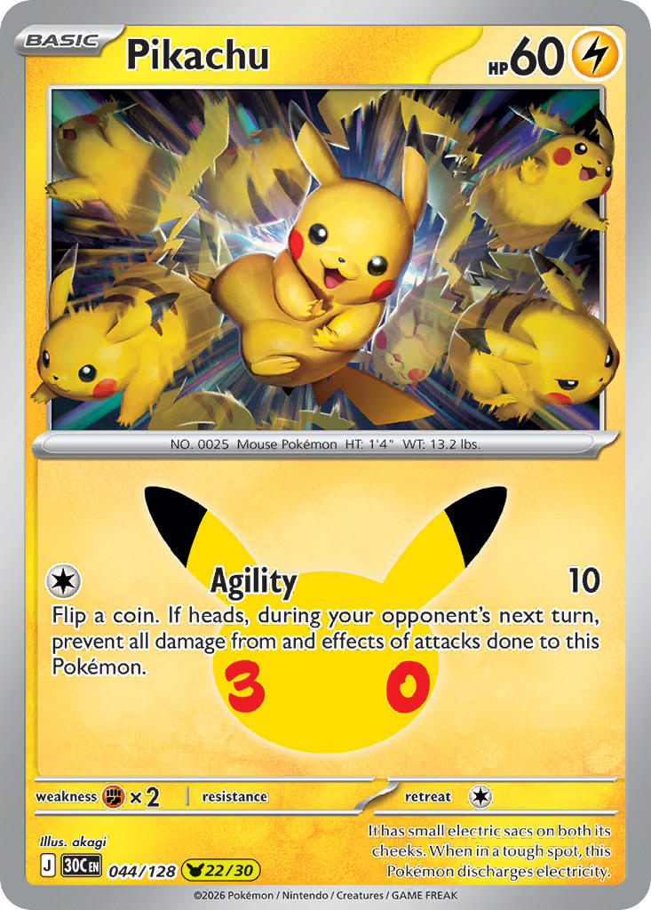#044 Pikachu (22/30)