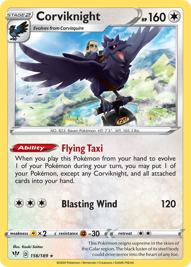 #156 Corviknight