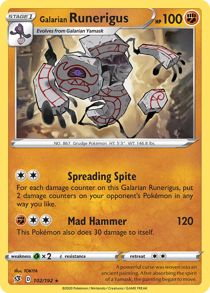 #102 Galarian Runerigus