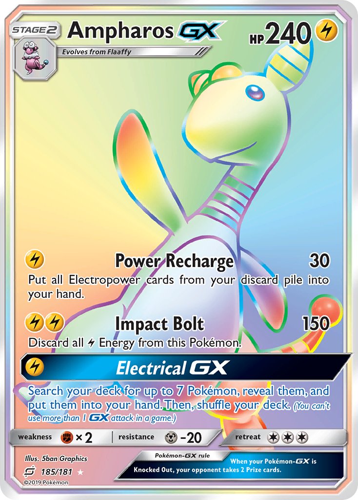 #185 Ampharos-GX