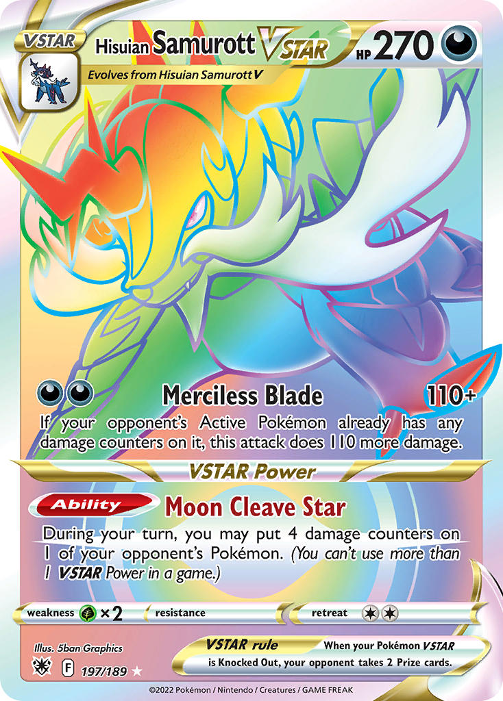 #197 Hisuian Samurott VSTAR