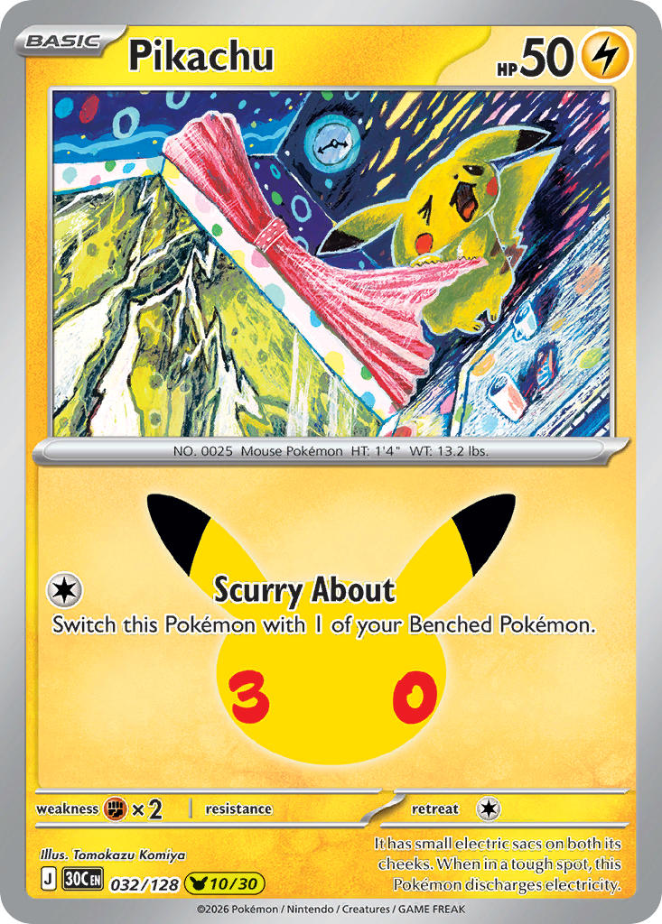 #032 Pikachu (10/30)