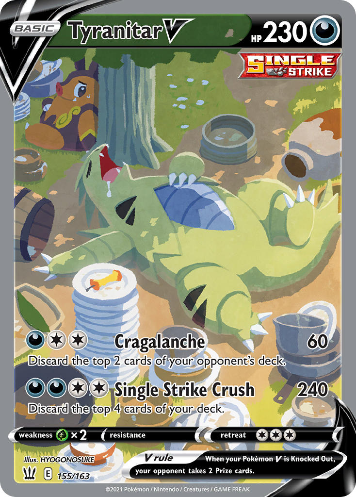 #155 Tyranitar V