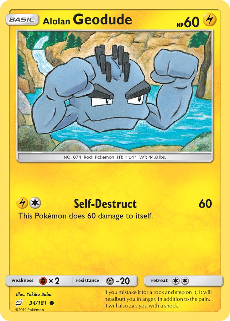 #034 Alolan Geodude