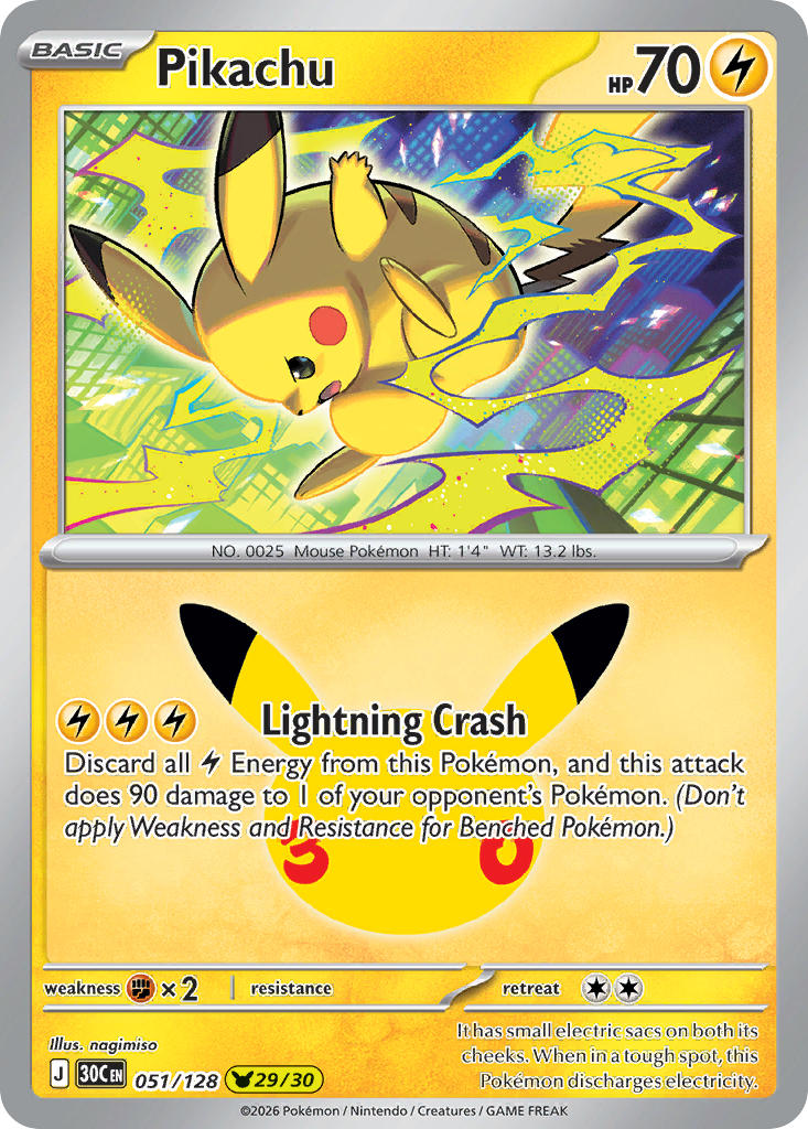 #051 Pikachu (29/30)