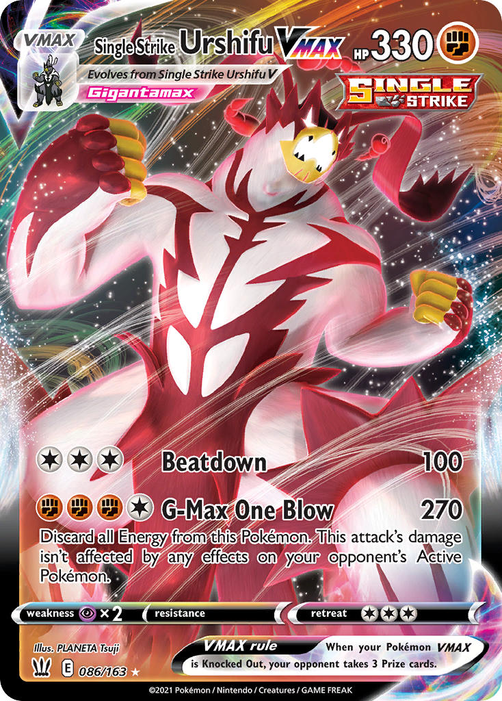 #086 Single Strike Urshifu VMAX