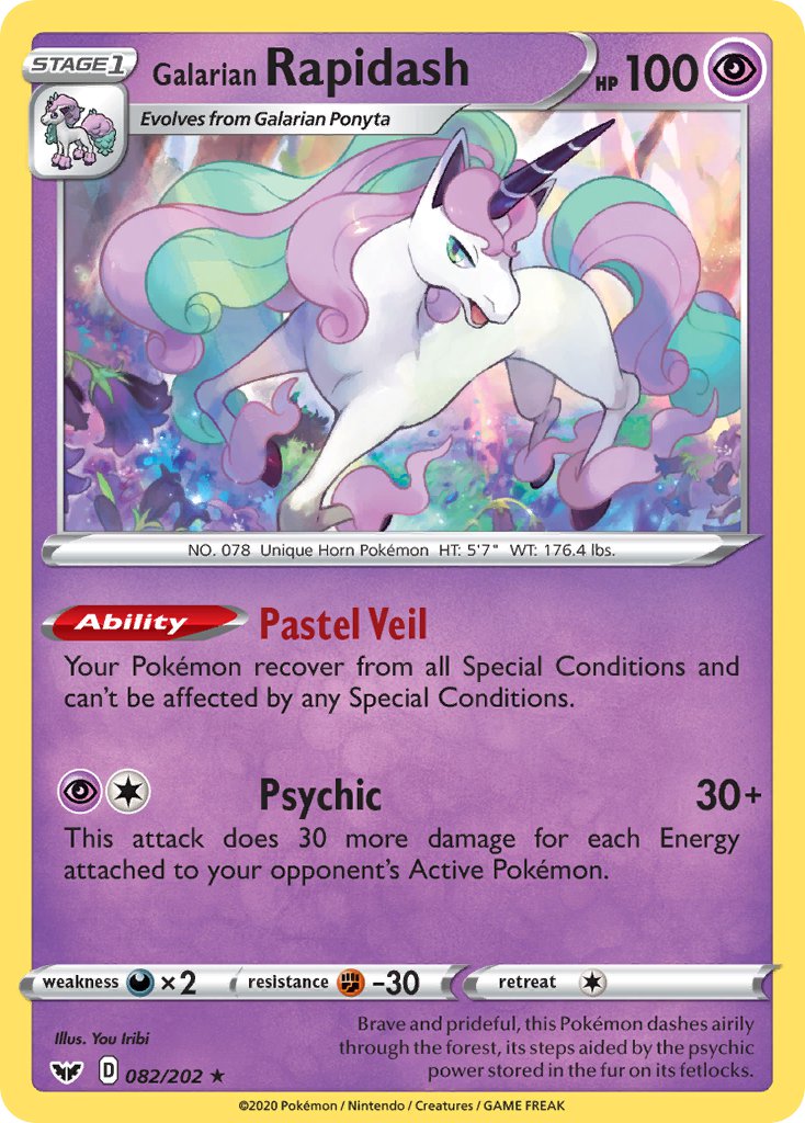 #082 Galarian Rapidash