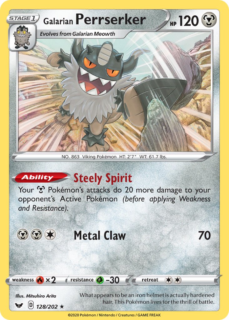 #128 Galarian Perrserker