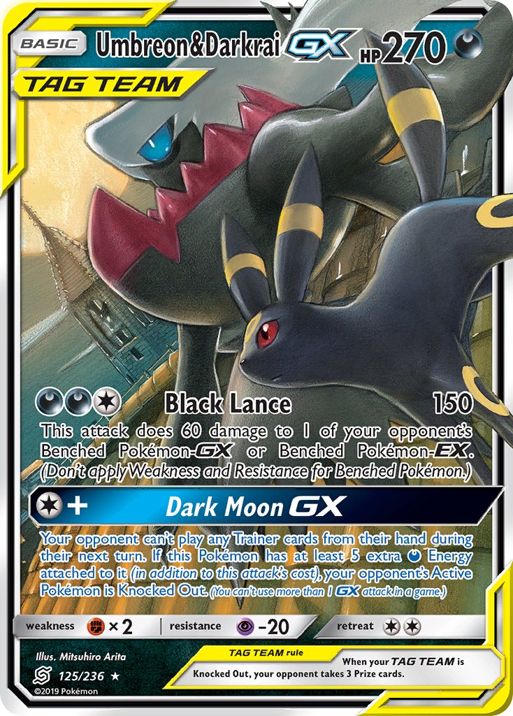 #125 Umbreon & Darkrai-GX