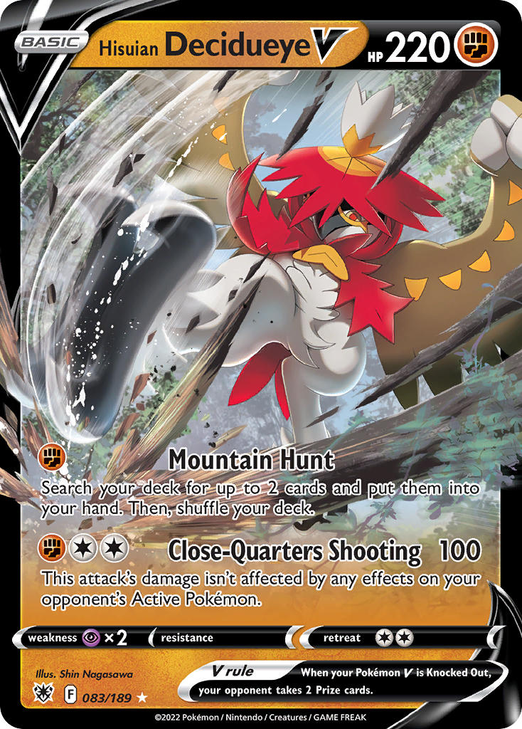 #083 Hisuian Decidueye V