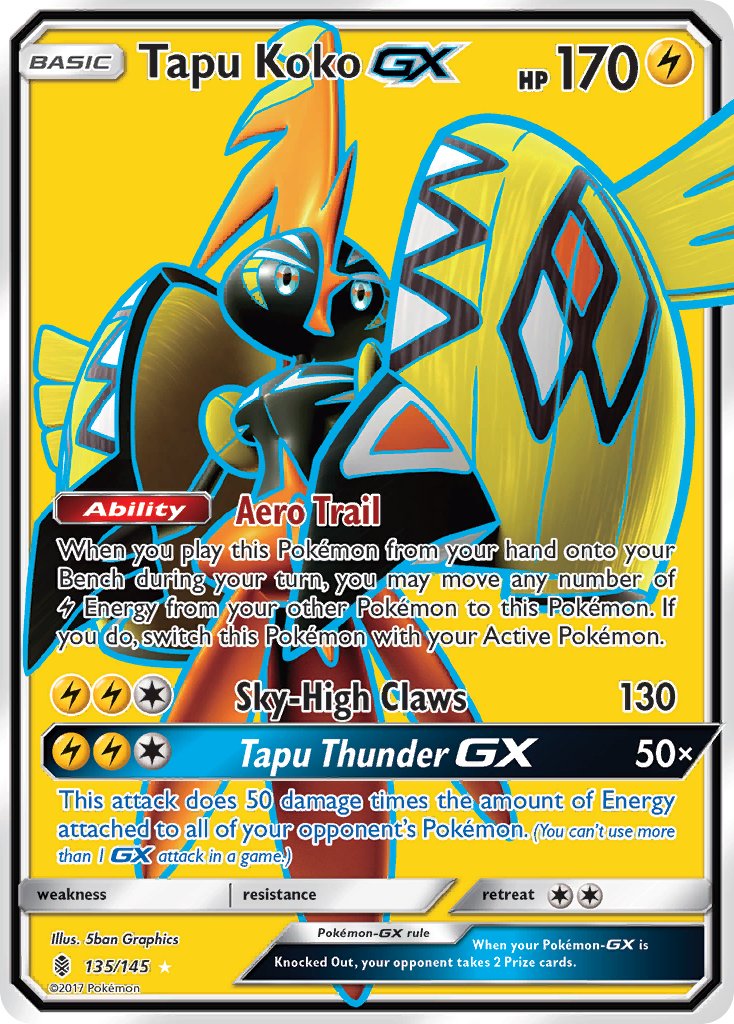 #135 Tapu Koko-GX