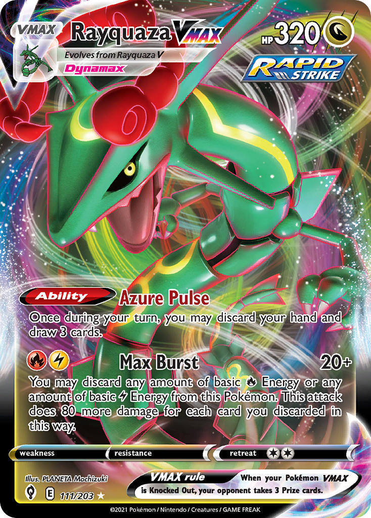 #111 Rayquaza VMAX