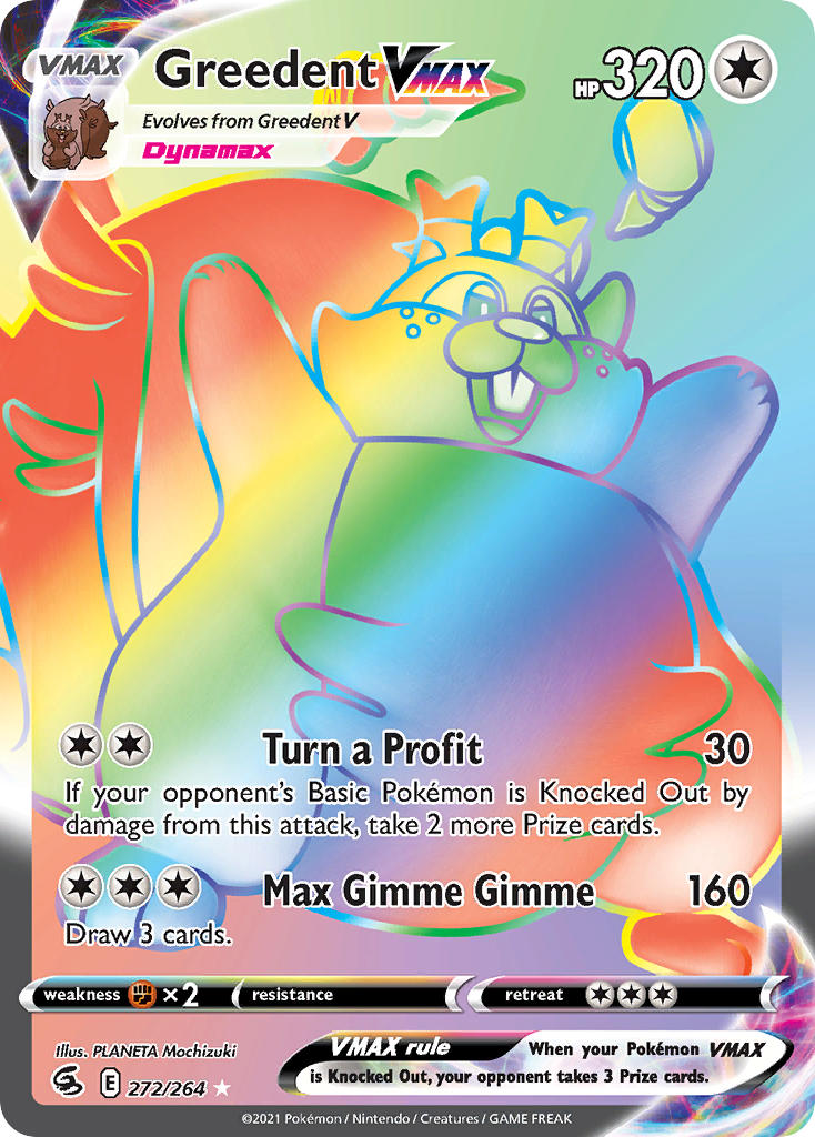 #272 Greedent VMAX
