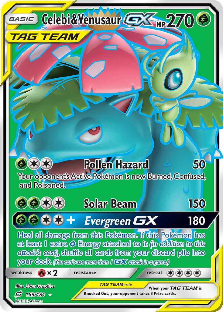 #159 Celebi & Venusaur-GX