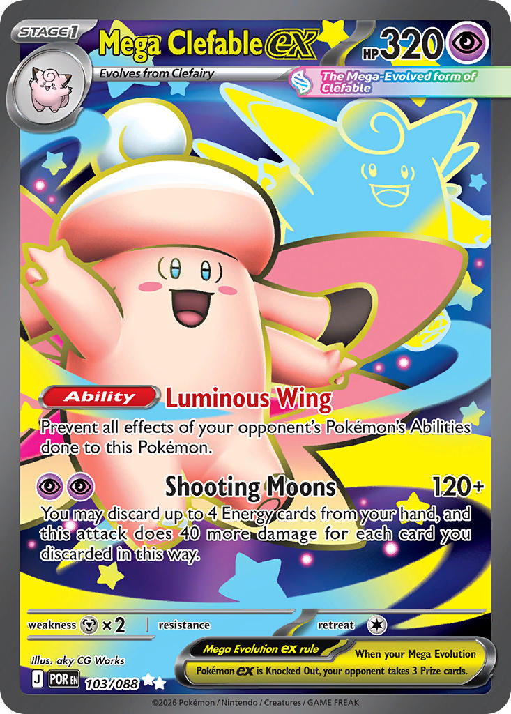 #103 Mega Clefable ex
