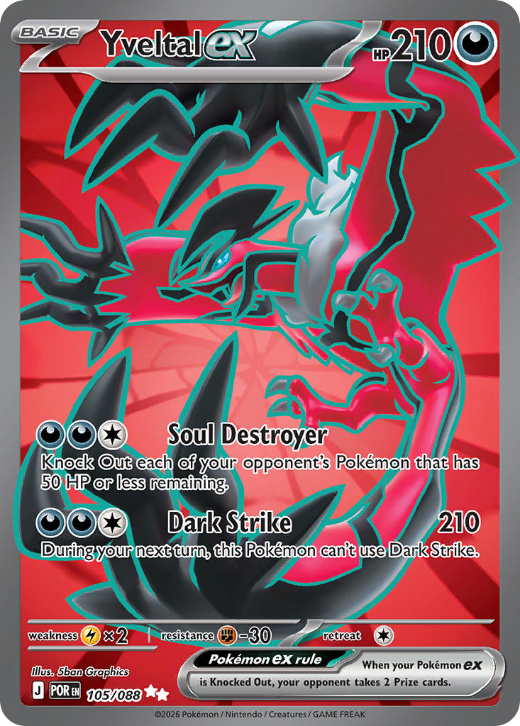 #105 Yveltal ex