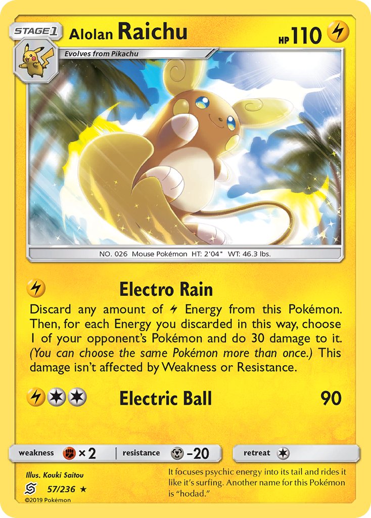 #057 Alolan Raichu