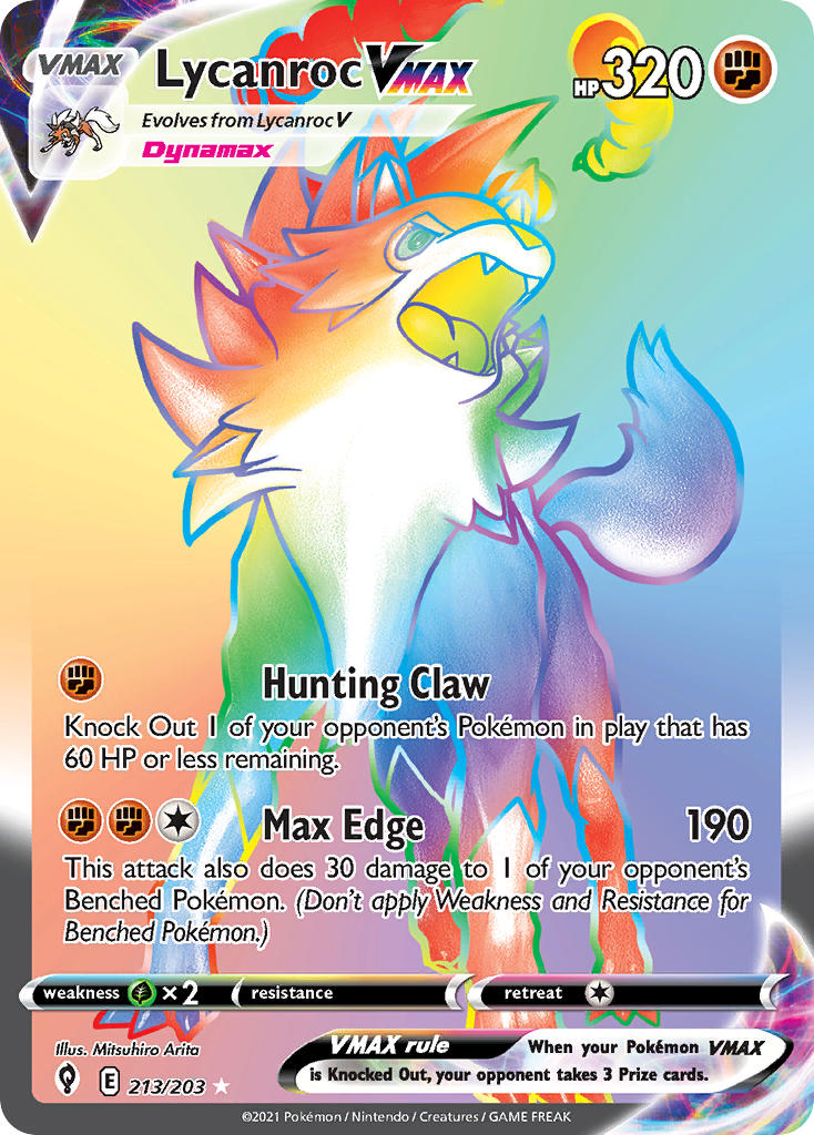 #213 Lycanroc VMAX