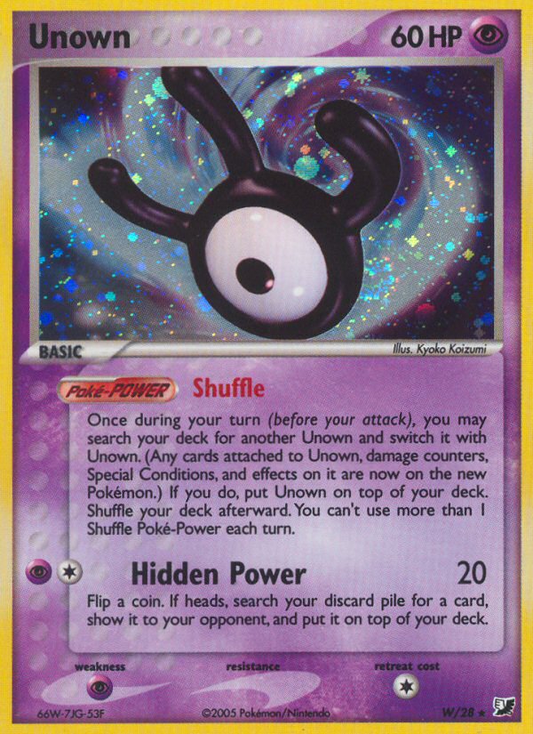 #W Unown