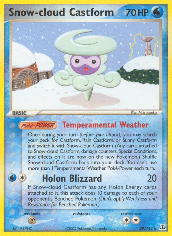 #029 Snow-cloud Castform