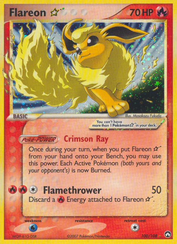 #100 Flareon Gold Star