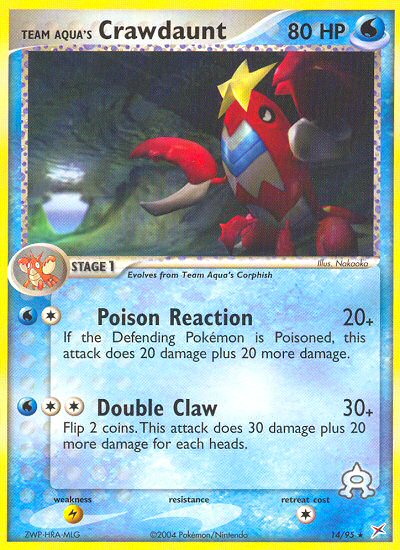 #014 Team Aqua's Crawdaunt
