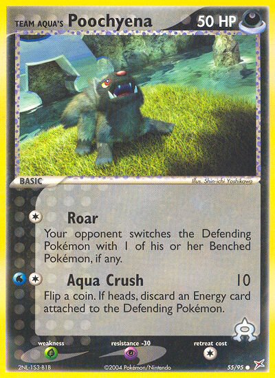 #055 Team Aqua's Poochyena