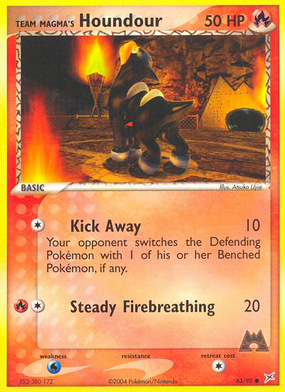 #063 Team Magma's Houndour