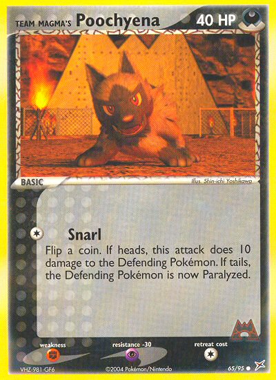 #065 Team Magma's Poochyena