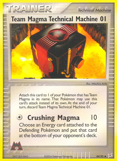 #084 Team Magma Technical Machine 01