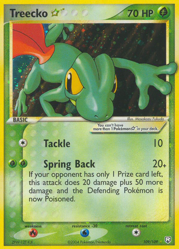 #109 Treecko Gold Star