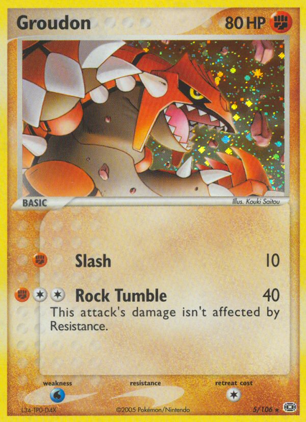 #005 Groudon