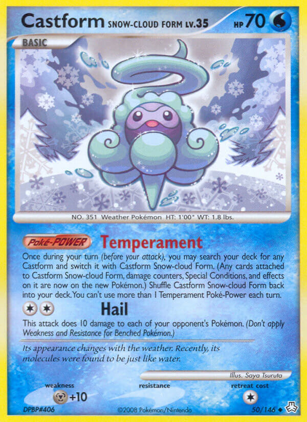 #050 Castform Snow-Cloud Form