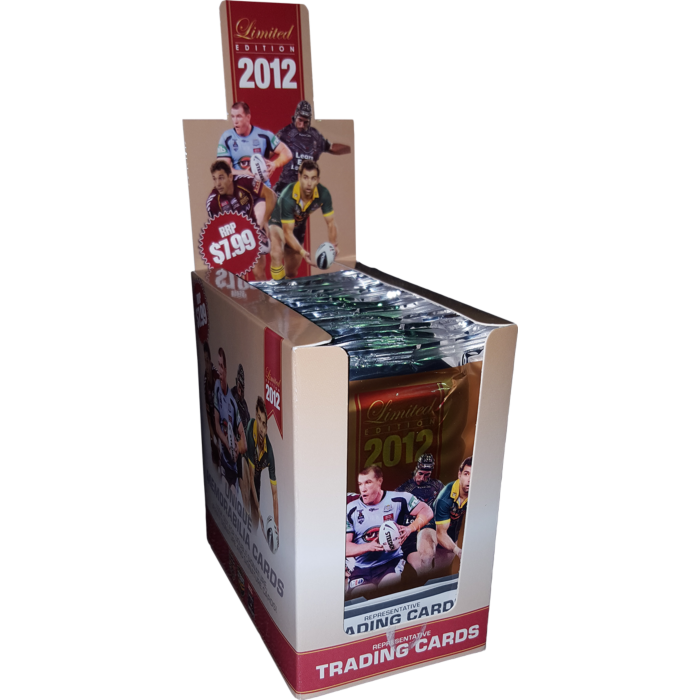 NRL Football - 2012 Limited Edition Trading Cards Booster Box (18 Packs)