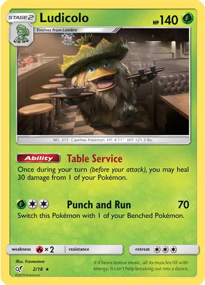 #002 Ludicolo