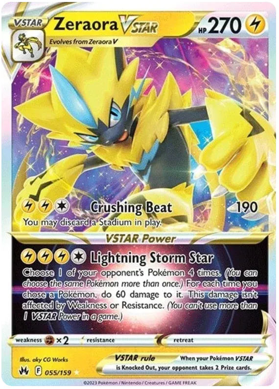 #055 Zeraora Vstar