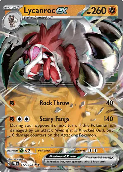 #117 Lycanroc EX