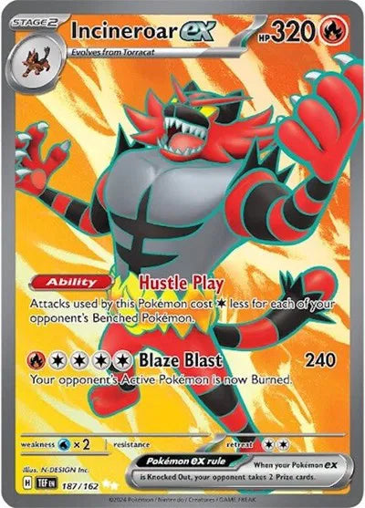 #187 Incineroar EX