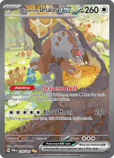 #216 Bloodmoon Ursaluna EX
