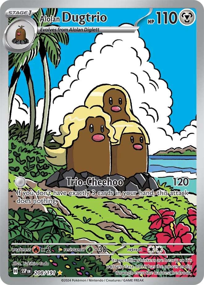 #208 Alolan Dugtrio